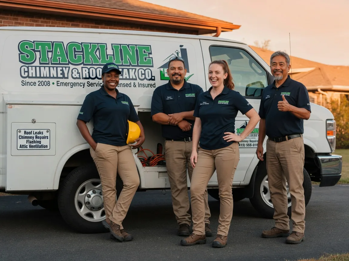 Chimney flashing repair company in Hamlet, NC